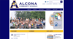 Desktop Screenshot of alconaschools.net